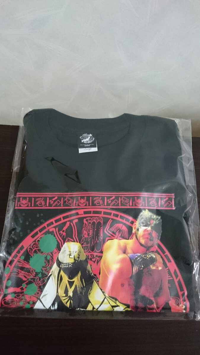 新品 愚零闘武多 Tシャツ サイズL GREAT MUTA グレート・ムタ 全日本プロレス_画像1