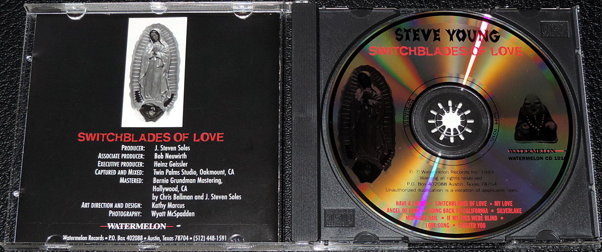 スティーヴ・ヤング STEVE YOUNG / SWITCHBLADES OF LOVE 伝説SSW '93作_画像2