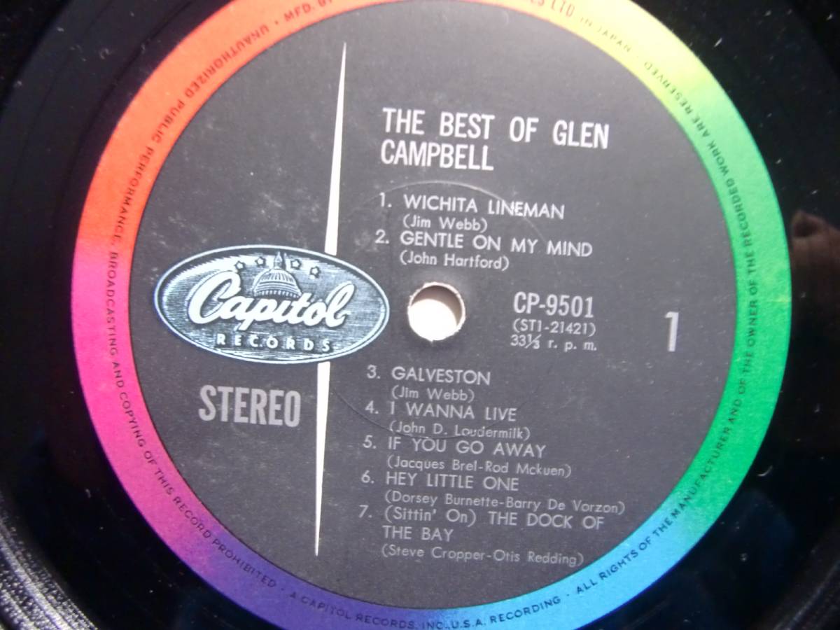 The BEST of Glen Campbell 　 グレン・キャンベル ベスト盤！_画像6