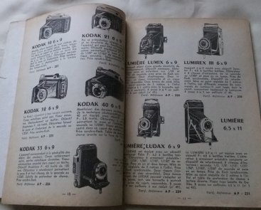  catalog 1952 year France camera shop synthesis French (3188)