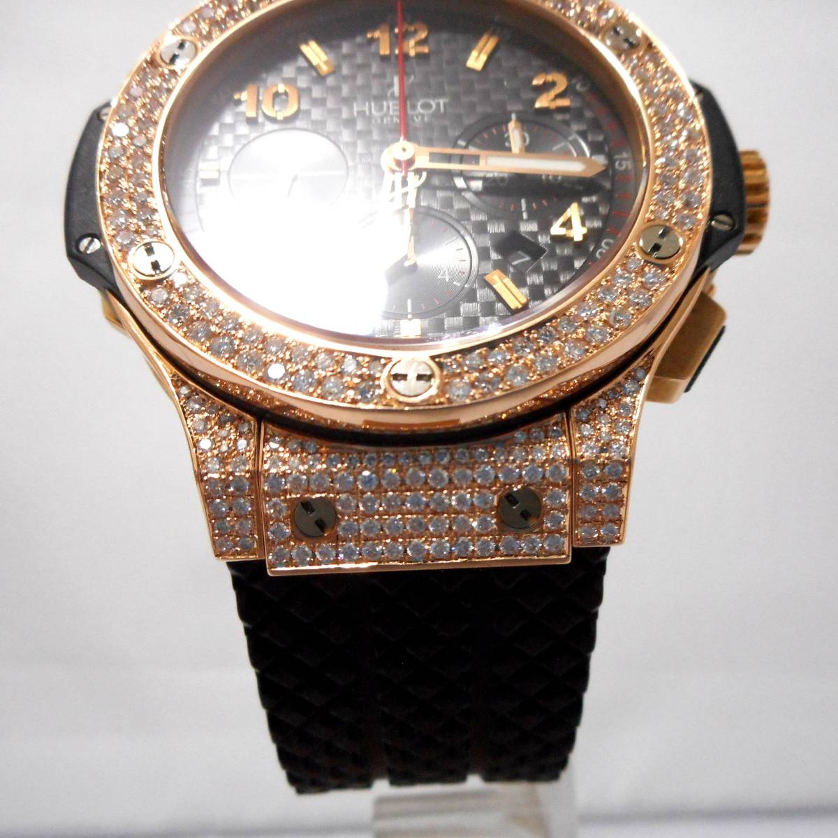 HUBLOT Hublot big van bezel 18 gold after diamond processing does aero van Evolution sea urchin ko titanium 301.SM.1770.RX