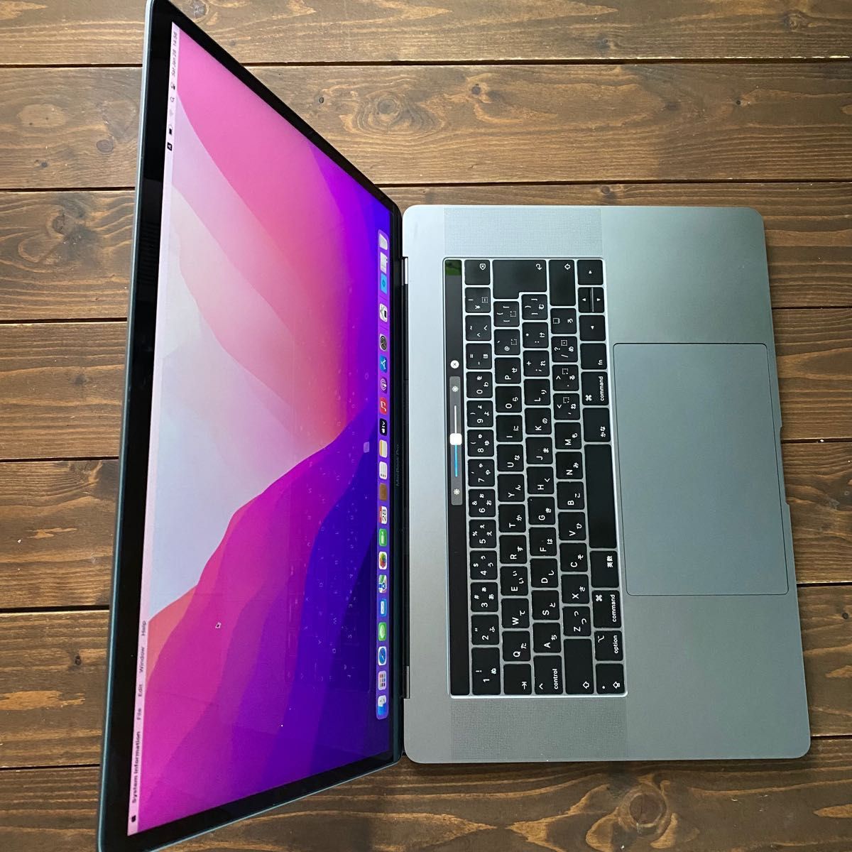 MacBook Pro タッチバー 15インチ2018 スペースグレイ | www