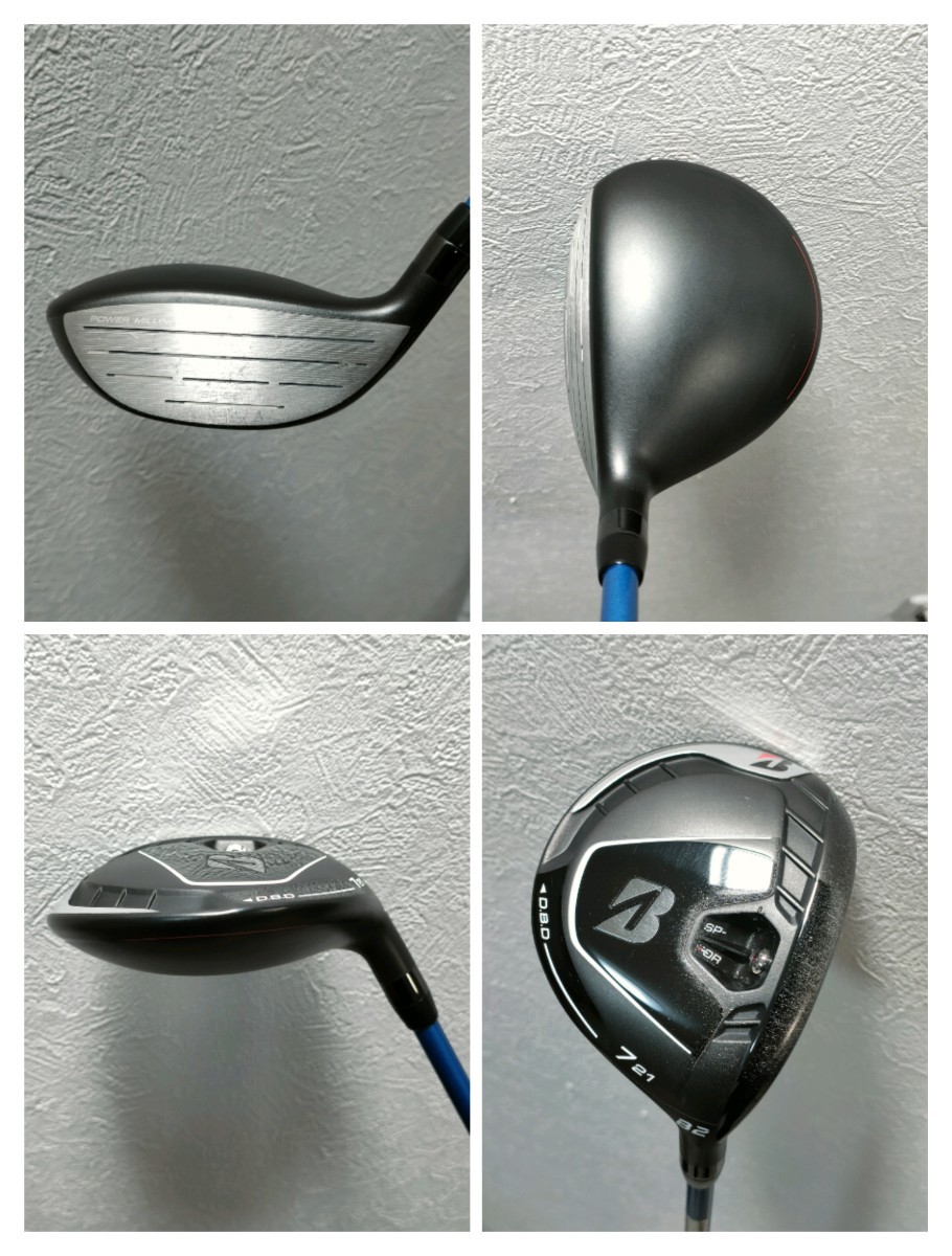ブリヂストン B2 5W 7W 18度 21度 フェアウェイウッド 2本セット 純正
