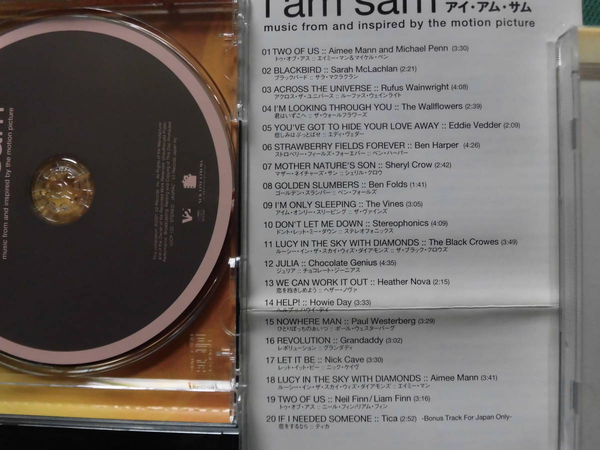 アイ・アム・サム/ショーン・ペン主演映画オリジナル・サントラ　全曲ビートルズのカヴァー、日本盤のみボーナス・トラック追加、国内CD _画像8