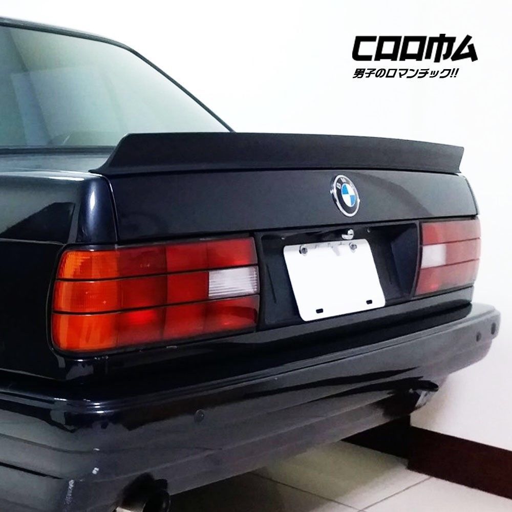 LRS L Type BMW E30 3シリーズ セダン リア トランクスポイラーウィング 未塗装品_画像2