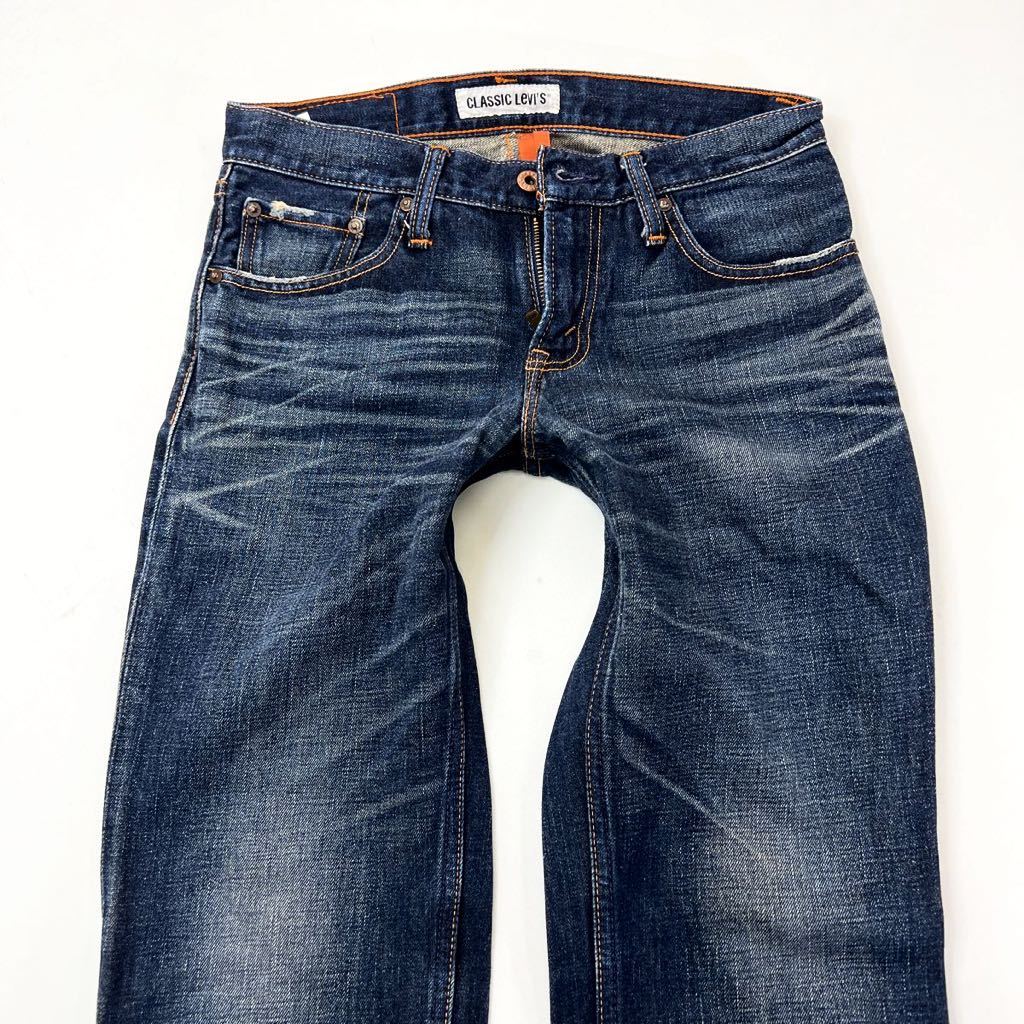 リーバイス ☆ LEVIS 502 良いヒゲ＆色落ち感◎ デニムパンツ ストレート ブルージーンズ W29 スタイリッシュ アメカジ OL502-0010■Ja5675_画像4