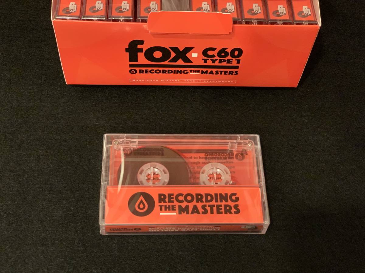 ( новый товар нераспечатанный кассета 10шт.@)FOX C60 RECORDING MASTERS master кольцо запись для openreel кассетная дека studer master кольцо AMPEX