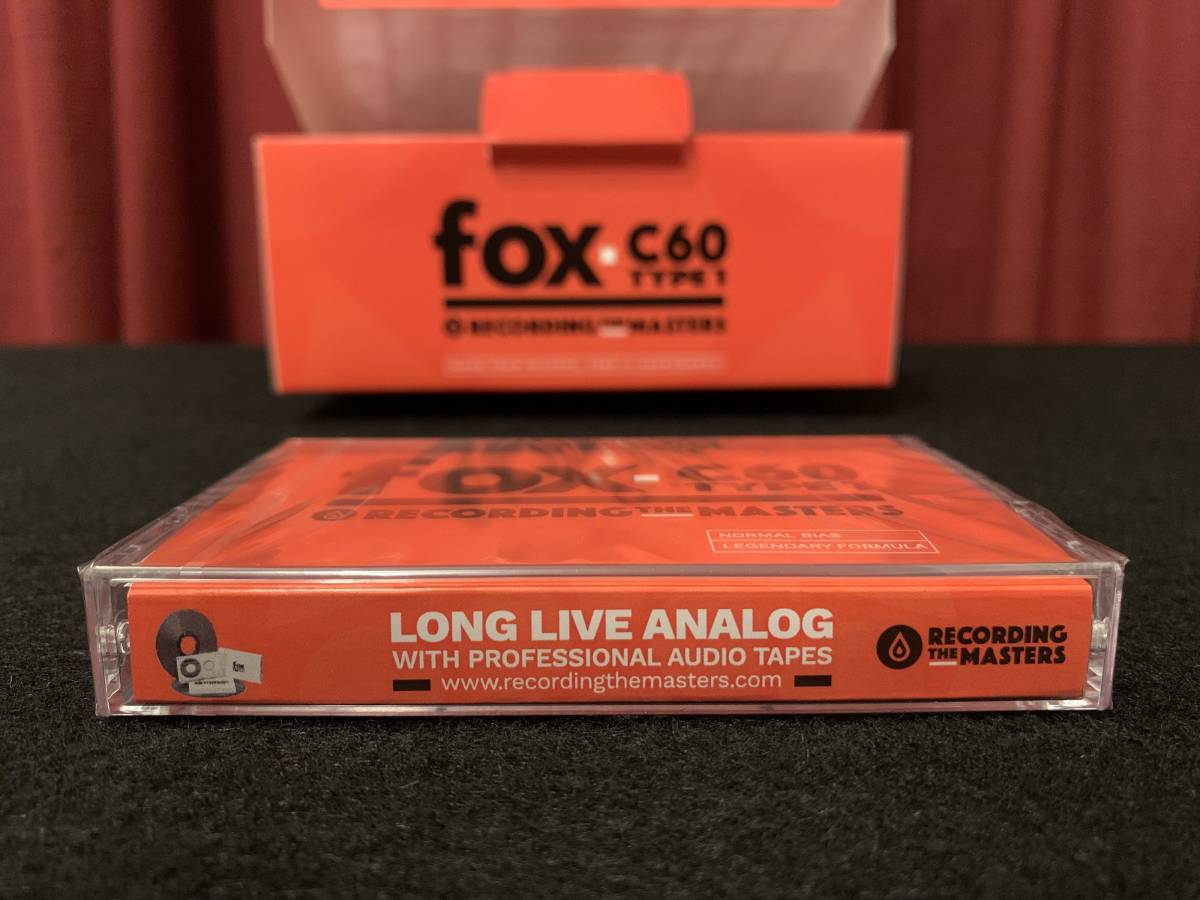 ( 新品未開封カセット10本 ）FOX C60 RECORDING MASTERS マスタリング録音用 openreel カセットデッキ studer マスタリング AMPEX_画像5
