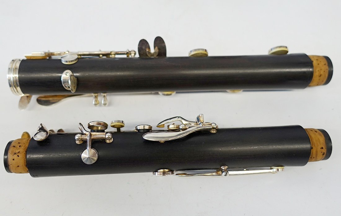 1円～　おたからや◆C0308-32　クラリネット　BUFFET Crampon　ビュッフェクランポンR-13 Bb Clarinet Silver-Plated　稼働品_画像4