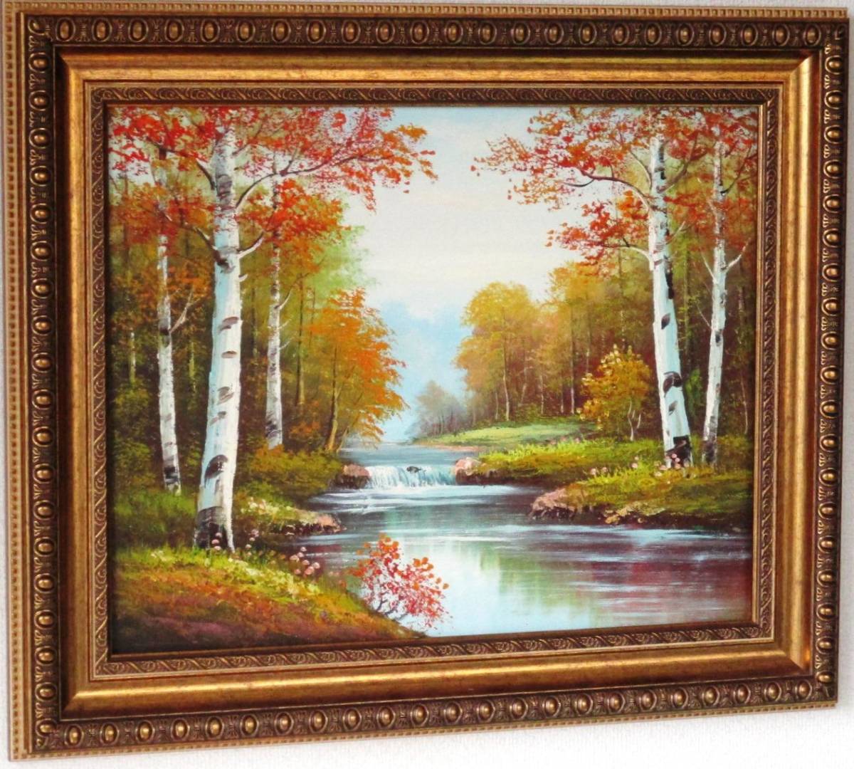  picture oil painting landscape painting throat .. forest F6 WG272 profitable prompt decision price .. exhibition becoming. on this occasion . part shop. image . changing temi not ..