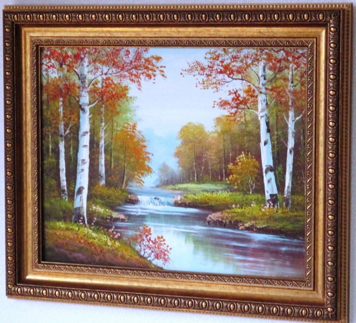  picture oil painting landscape painting throat .. forest F6 WG272 profitable prompt decision price .. exhibition becoming. on this occasion . part shop. image . changing temi not ..