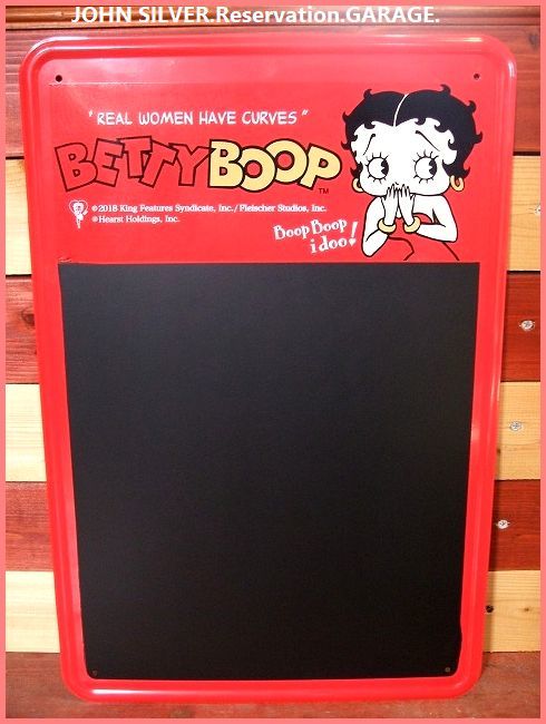 【ベティーブープ】ベティちゃん/Betty Boop/チョークボード/黒板/アメリカン/雑貨/ガレージの画像1