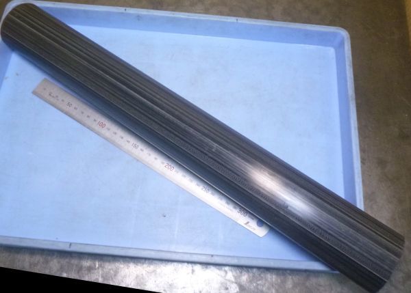 ET101 樹脂材料 端材 丸材 丸棒 PPO ポリフェニレンオキシド 丸62.7×504