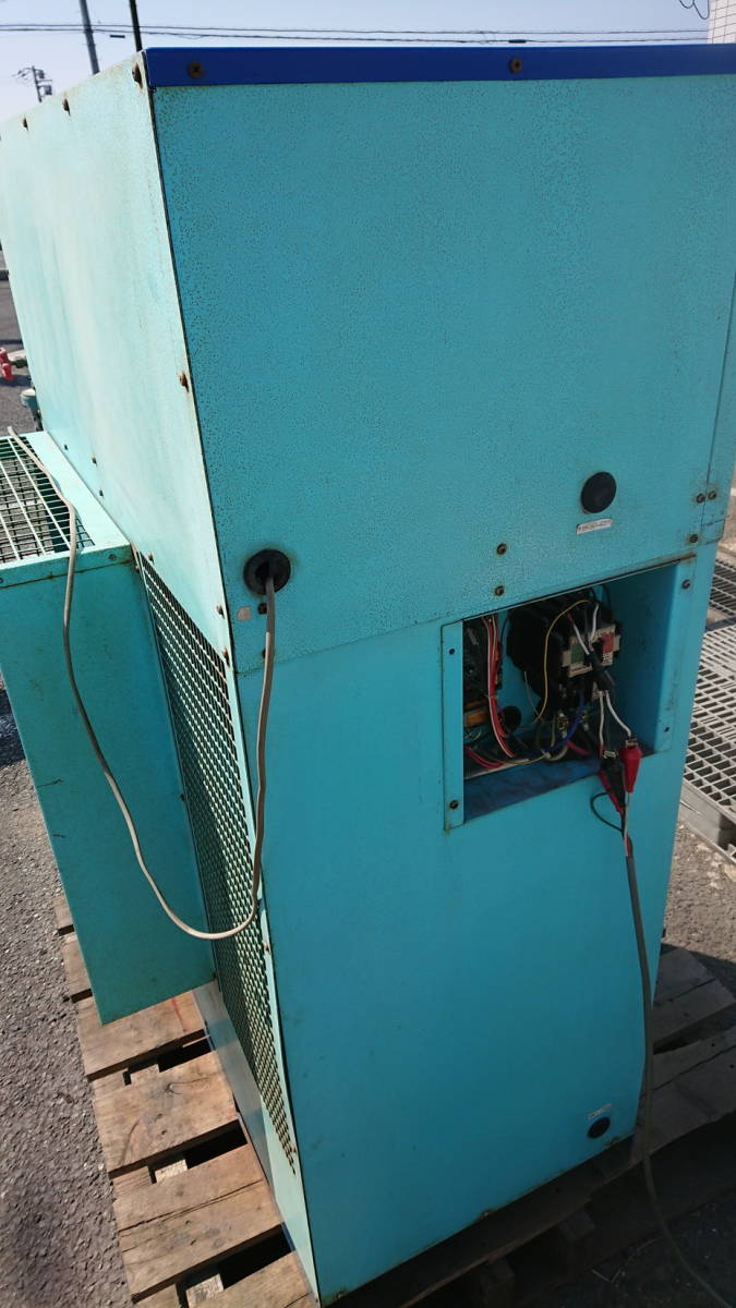 [ Saitama prefecture Kumagaya city receipt limitation (pick up) ] used IWATAiwata3.200V 50Hz 7.5 horse power package compressor RDC-55 air dryer attaching COMPAC55P