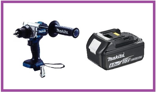 マキタ 18V 充電式ドライバドリル DF486DZ+バッテリ(BL1860B)[充電器別売]【日本国内・マキタ純正品・新品/未使用】