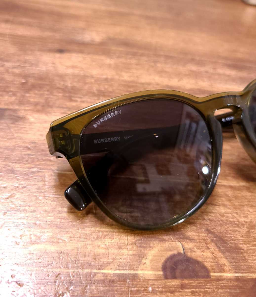 美品☆BURBERRY バーバリー ボストン型 サングラス B4310-F 眼鏡