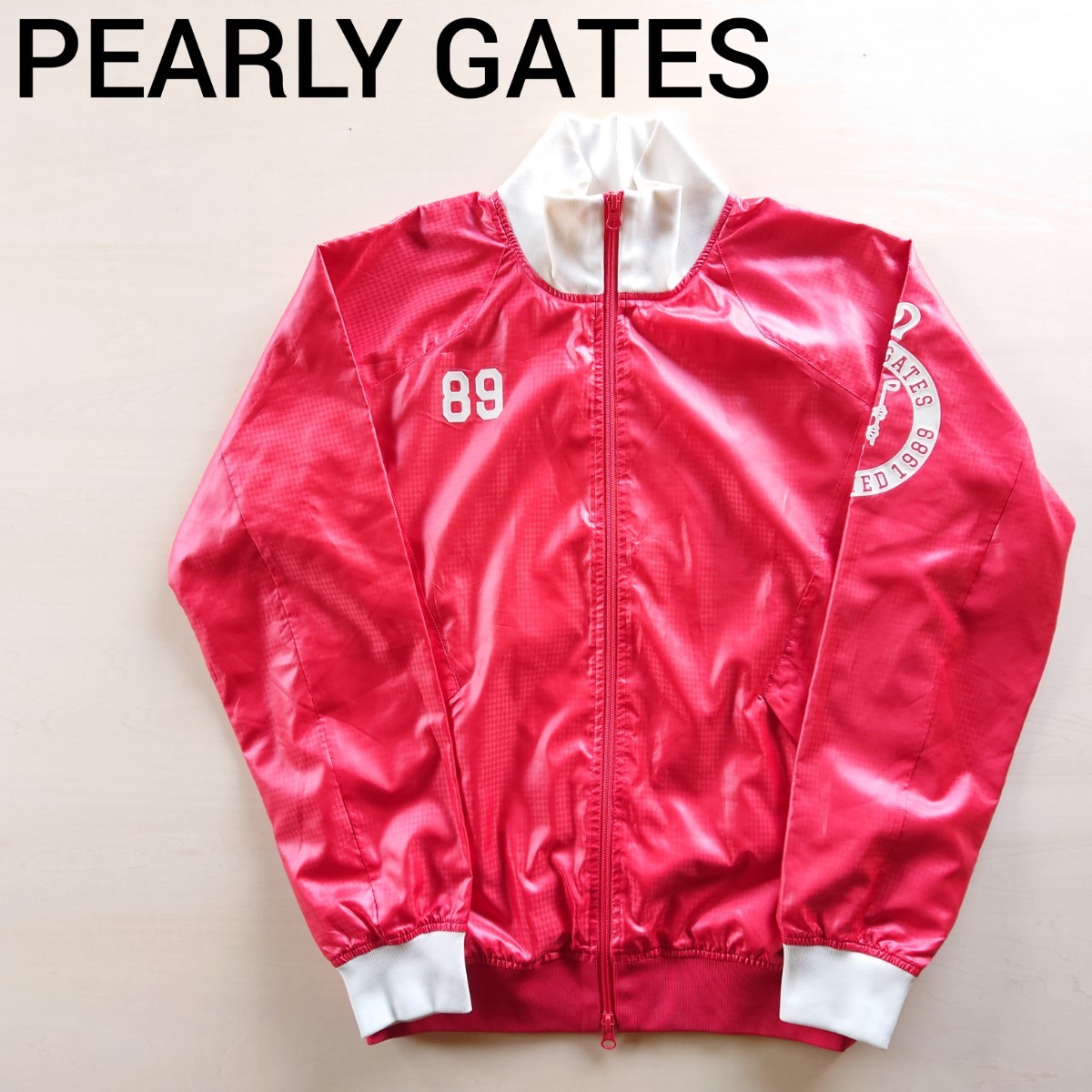 PEARLY GATES スニード ジップアップ ナイロン パーリーゲイツ 蓄熱 サイズ4 ゴルフ ナイロンジャケット