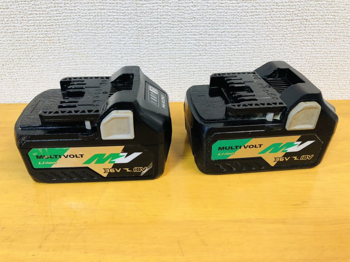 HiKOKI ハイコーキ バッテリー 蓄電池 BSL 36A18 2台セットジャンク品_画像7