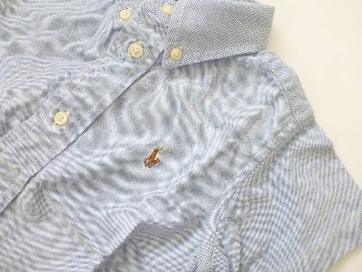  super-beauty goods Ralph Lauren * light blue short sleeves shirt 90