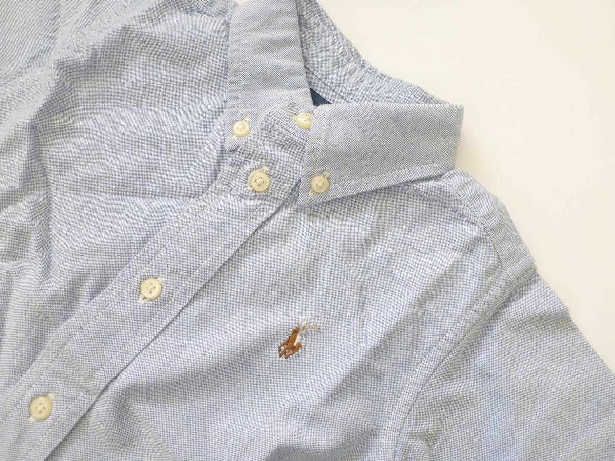  super-beauty goods Ralph Lauren * light blue short sleeves shirt 90