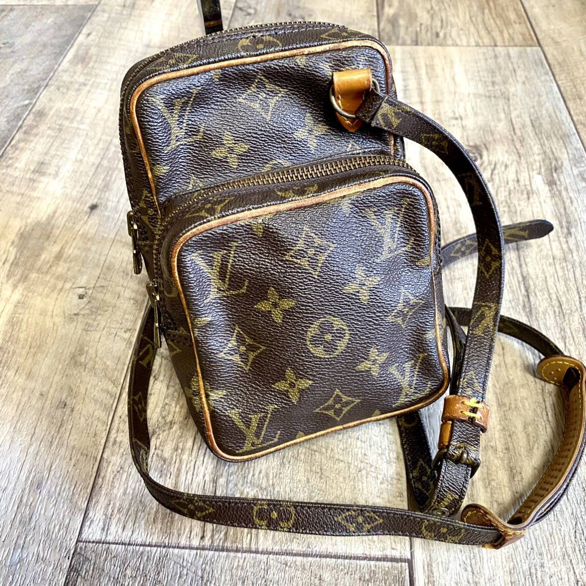 本物 LOUIS VUITTON ルイヴィトン モノグラム ミニショルダーバッグ