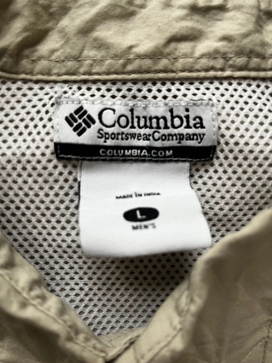 コロンビア フィッシングシャツ GARMIN 刺繍ロゴ 半袖