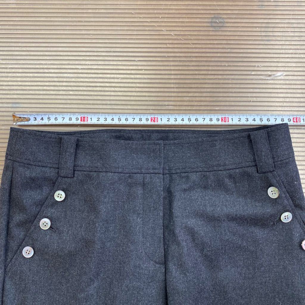  новый товар * высокое качество!modify модификация ( АО ) world # женский брюки распорка прекрасное качество шерсть материалы костюм брюки . серый размер 42(L~LL)