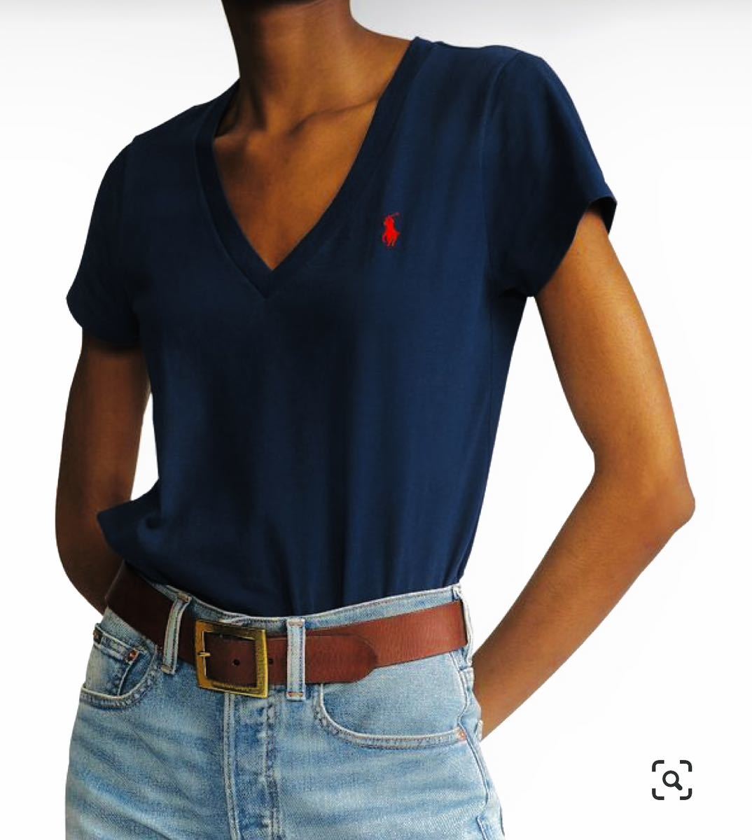 ラルフローレン ラルフ Tシャツ トップス 半袖　カットソー　ワンポイント　ネイビー