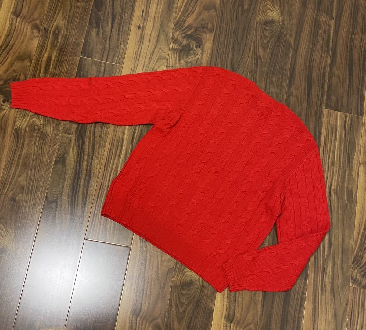 ラルフローレン パープルレーベル カシミヤ セーター ケーブル ニットセーター ニット メンズ XXL