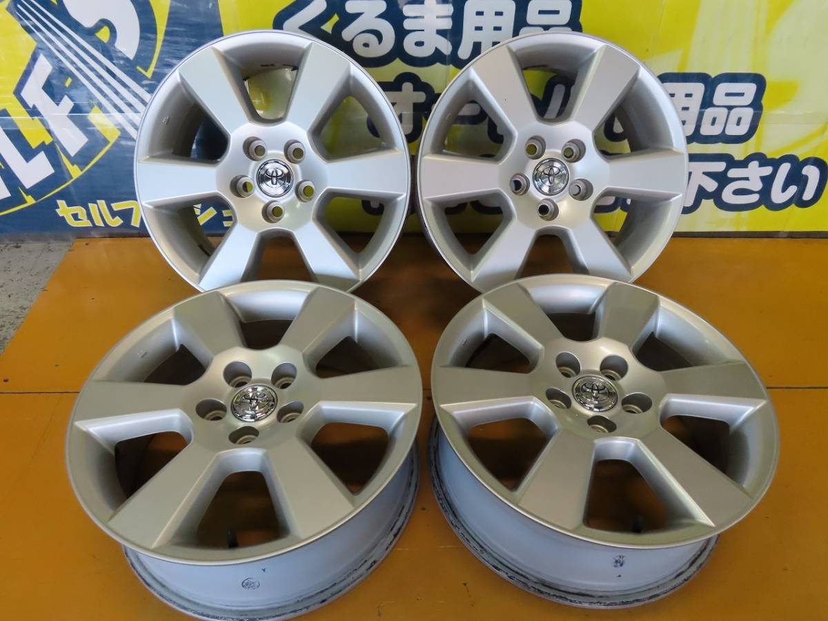 トヨタ純正アルミ用ナット対応10本スポーク 中古アルミホイール 17