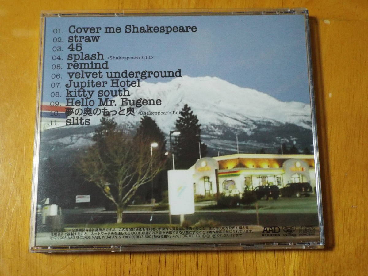 noodles ヌードルス Cover me Shakespeare ◇ 06年作 the pillows 山中さわおの画像4