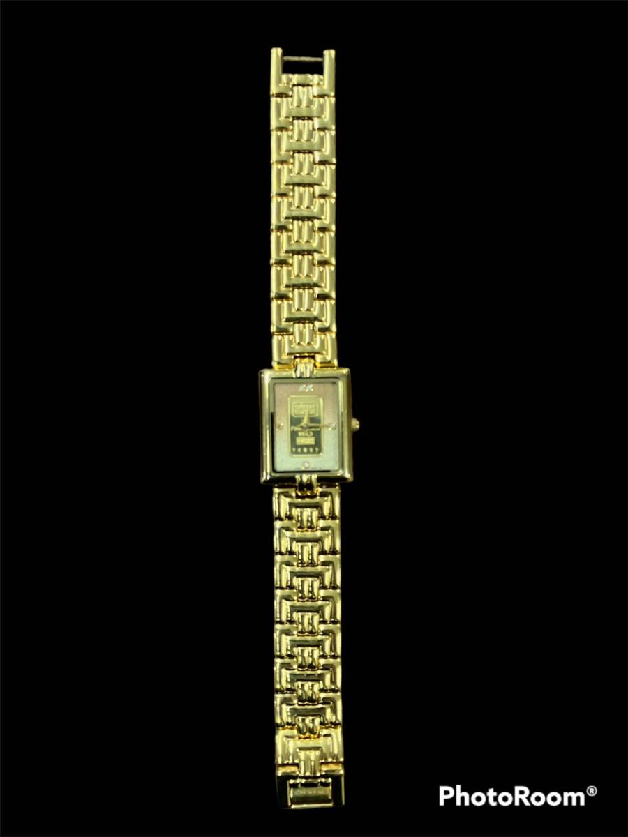 【M】ELGIN USA エルジン インゴットウォッチ 腕時計 goldingot1g 76807 999.9 1円スタート！！の画像1