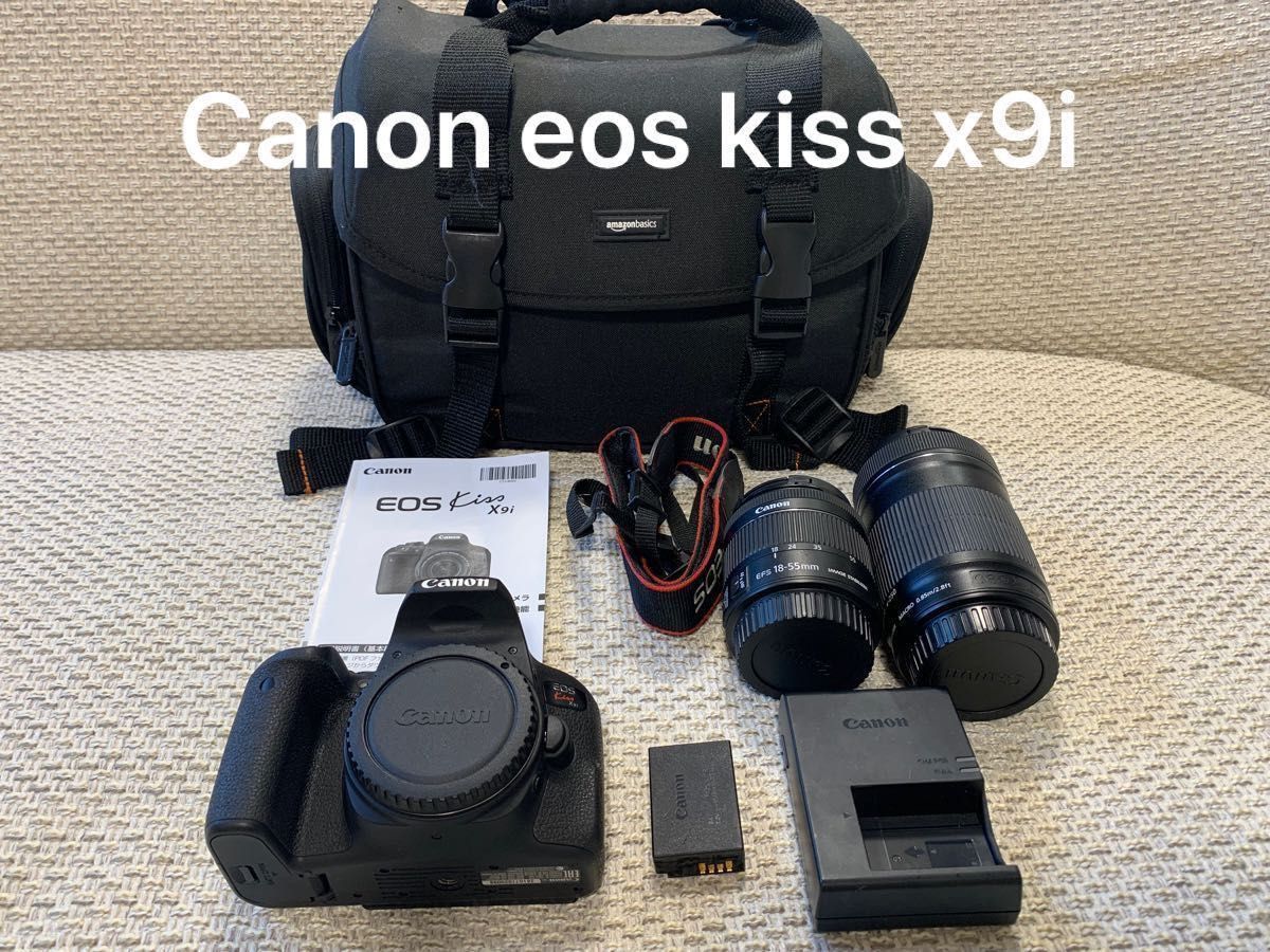 ふるさと割】 Canon eos 望遠 kiss x9i EOS Wズームキット カメラ