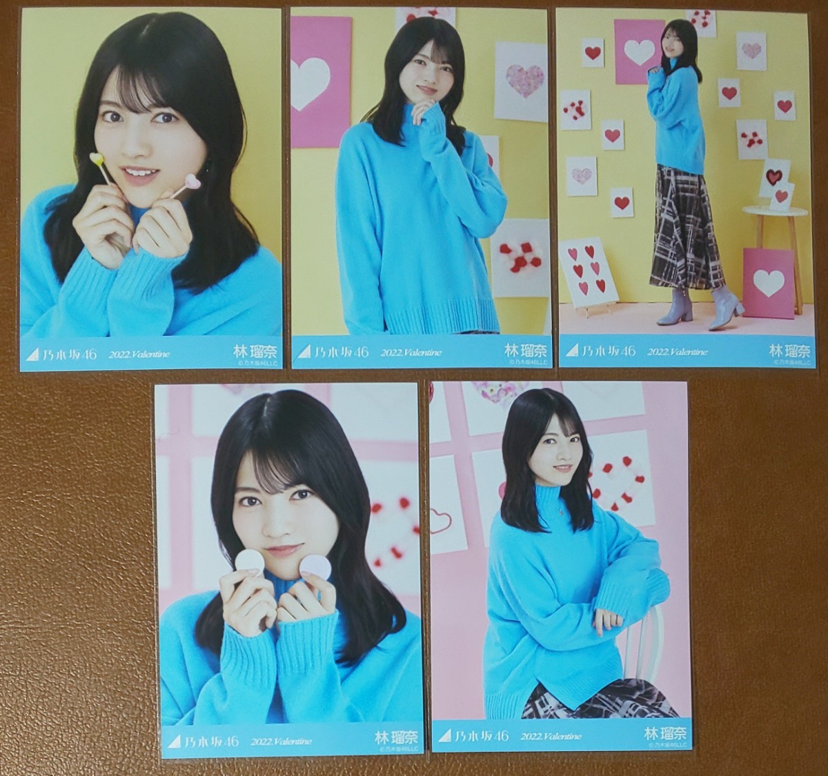 乃木坂46 林瑠奈 生写真 2022.Valentine バレンタイン コンプ 乃木坂46 林瑠奈 2022 Valentine Web限定 個別生写真
