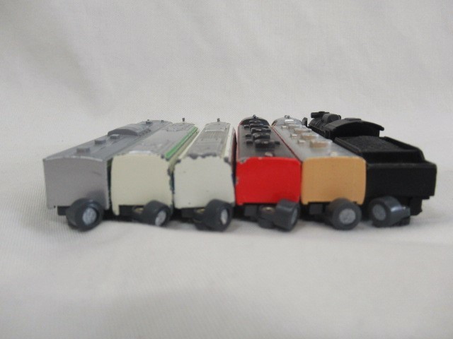 # Bandai #B-TRAIN MINI 6 шт. комплект 1995 год магнит объединенный свекла дождь Mini retro электропоезд National Railways Special внезапный ряд машина D51 Shinkansen 