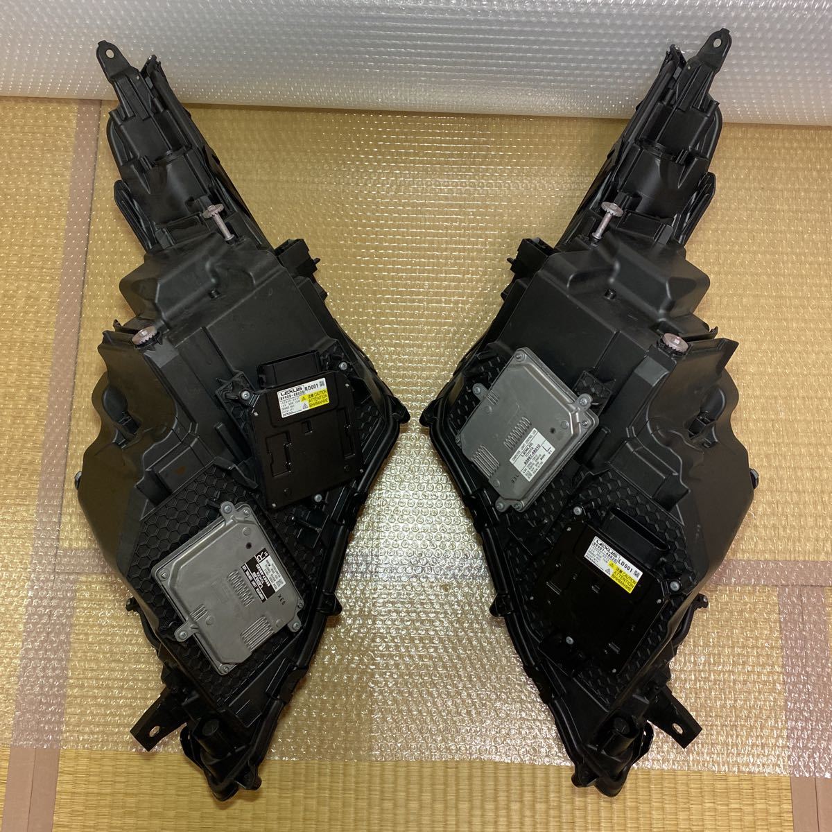 ★美品　LEXUS 純正　L2 LED レクサスRX 200t 450h 前期 AGL20W AGL25W GYL20W ヘッドライト 48-170 左右セット　コンピュータ付き★_画像9