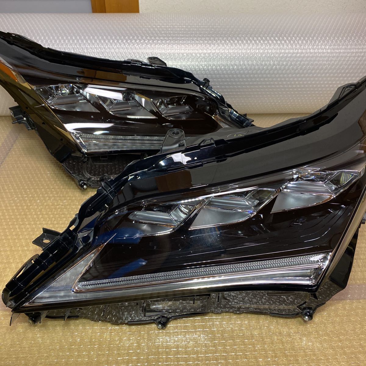 ★美品　LEXUS 純正　L2 LED レクサスRX 200t 450h 前期 AGL20W AGL25W GYL20W ヘッドライト 48-170 左右セット　コンピュータ付き★_画像1