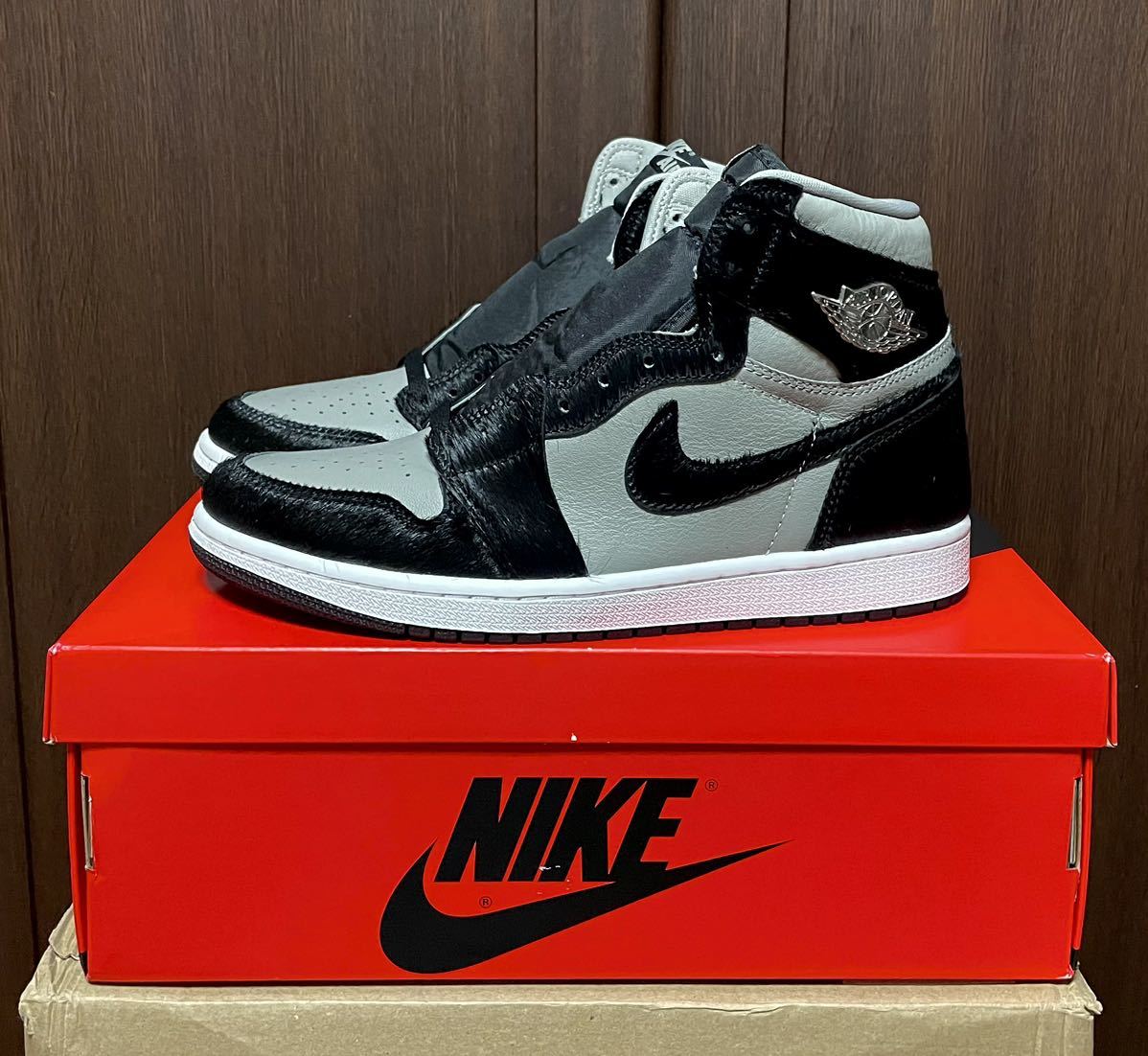 新品】NIKE WMNS Air Jordan1 Retro High OG Medium Grey US10.5