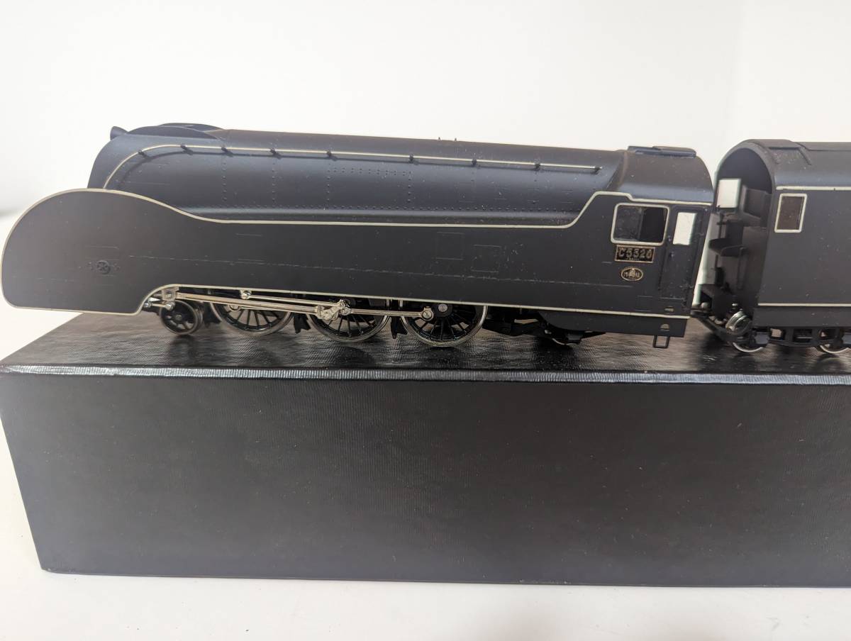 箱付 希少 ピノチオ 520 C55 蒸気機関車 流線形 P.A. HOゲージ 鉄道
