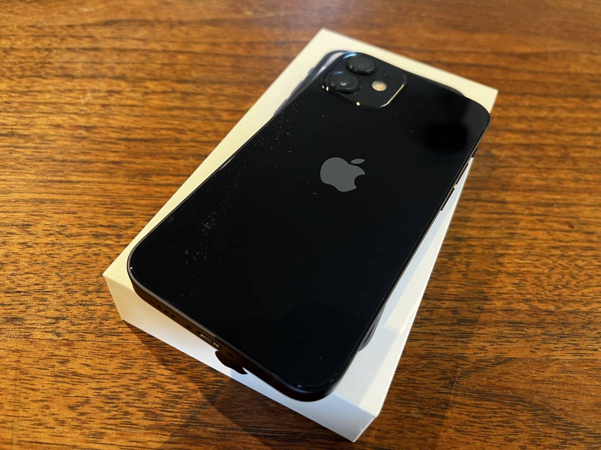 SIMフリー Apple iPhone12 Mini 64GB ブラック 中古品 バッテリ96%