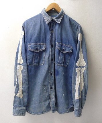 します】 ◇KAPITAL キャピタル 8oz Bone Denim Shirt キャピタル 8