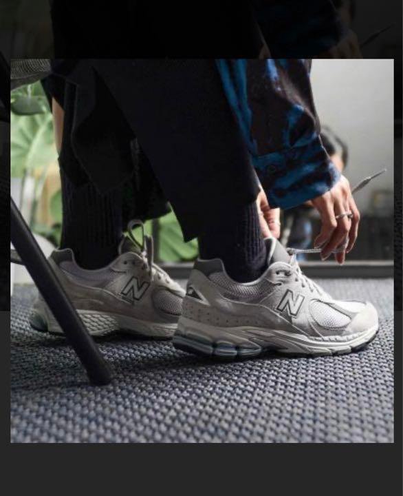 ◇new balance ニューバランスML2002RO スウェードスニーカーグレー