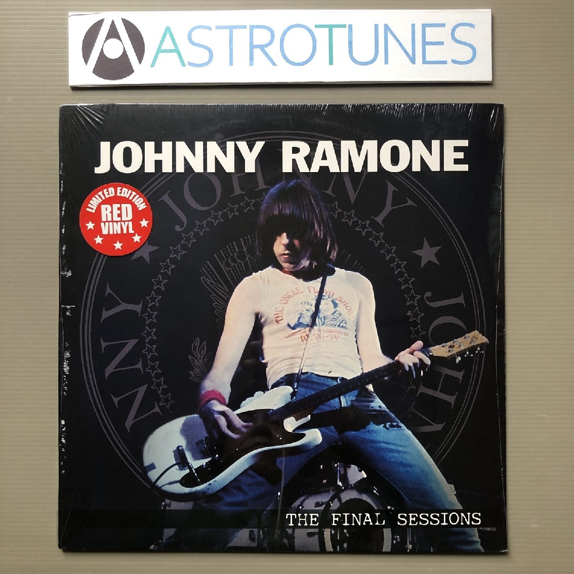 未開封新品 入手困難 ジョニー・ラモーン Johnny Ramone 2014年 LPカラーレコード The Final Sessions 米国盤 Ramones 限定版Red Vinyl_画像1