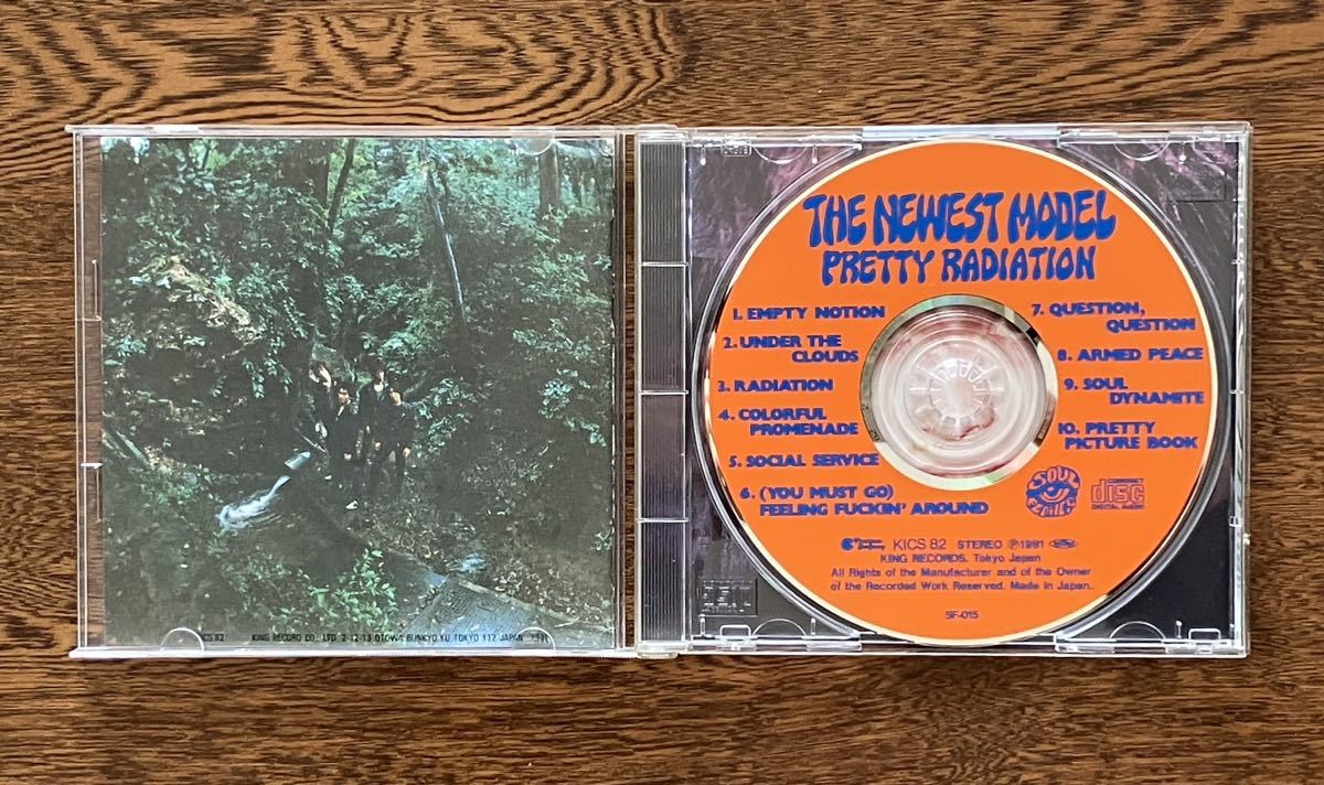 3【CD】 THE NEWEST MODEL ザ・ニューエスト・モデル PRETTY RADIATION 中古品 _画像3