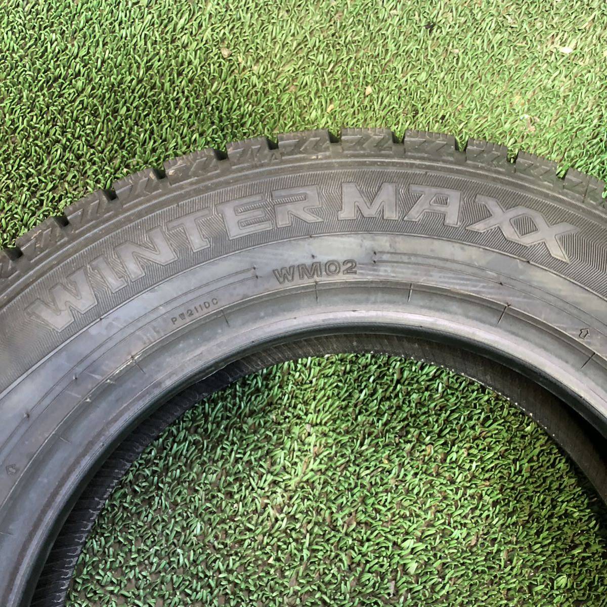 【送料無料】AB669-303 未使用品　165/70R14 ダンロップ WINTER MAXX 02 スタッドレスタイヤ　1本_画像5