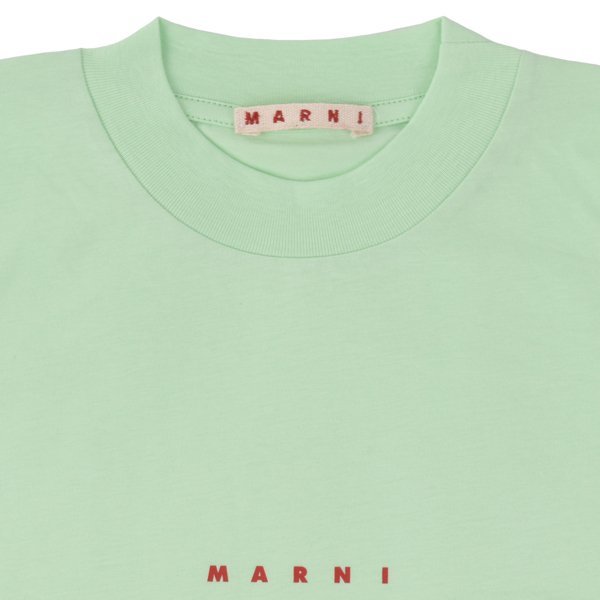新品【50サイズ】MARNI マルニ MINI LOGO T-SHIRT/ボクシーフィット Tシャツ/ライムグリーン/HUMU0223P1 USCS87 L1V13 - 6