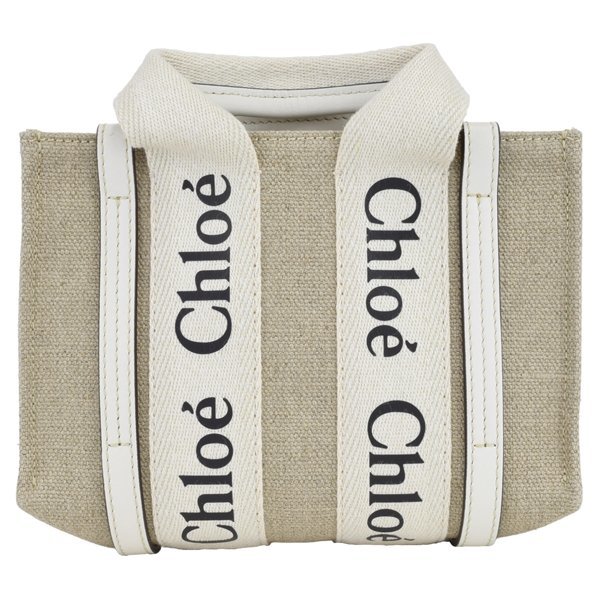新品 Chloe クロエ WOODY MINI TOTE/ショルダーバッグ / ミニ
