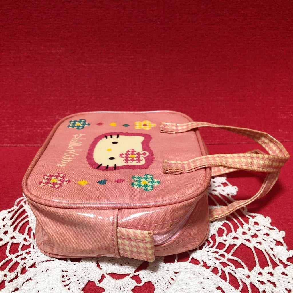  Kitty * Hello Kitty * Kitty Chan * hand .. pouch Mini bag *1997 year * flower flower * retro 