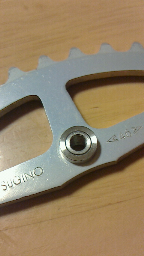 スギノ3アームギア板用調整スペーサー　厚さ3ｍｍ　6枚　製作品_画像9