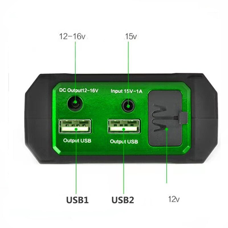 お得 自動車 4輪 車 カー ジャンプスターター バッテリー上がり 応急処置 12V 98000mAh ポータブル 充電器1 2v 始動装置_画像4